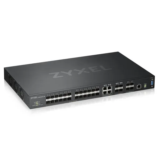 Zyxel CX4800-56F, EÚ, 48-port 10/25G L3 Aggregation Fiber Switch with 8 100G Uplink (s 2 AC power supply)