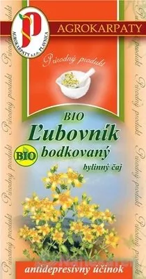 Agrokarpaty Bio Ľubovník bodkovaný bylinný čaj čistý prírodný produkt 20 x 2 g