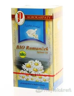 Agrokarpaty Bio Rumanček kamilkový čaj 20 x 1,5 g