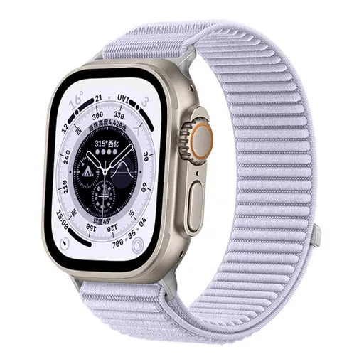 xDfind NYLON Vymeniteľný remienok pre Apple Watch 38 / 40 / 41 / Apple Watch 10 / 11 42mm fialový