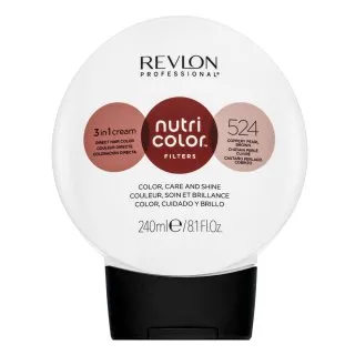 Revlon Professional Nutri Color Filters 3in1 Cream vyživujúca maska ​​s farebnými pigmentmi pre oživenie farby 524 Coppery Pearl Brown 240 ml