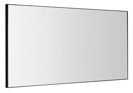 SAPHO - AROWANA zrkadlo v ráme, 120x60cm, čierna mat AWB1260