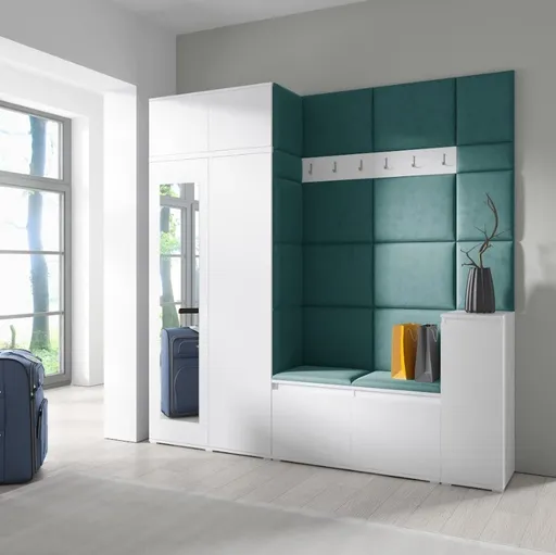 ArtPK Predsieň AMY 26 | biela so zrkadlom farebné prevedenie: Trinity 28