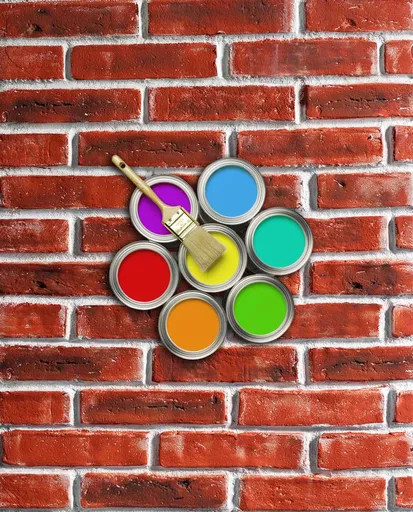 STAMP - set3 farieb na obklad Tehla Classic set 3 kg 010a čierna + 1000 biela + 385a tehlovo červená