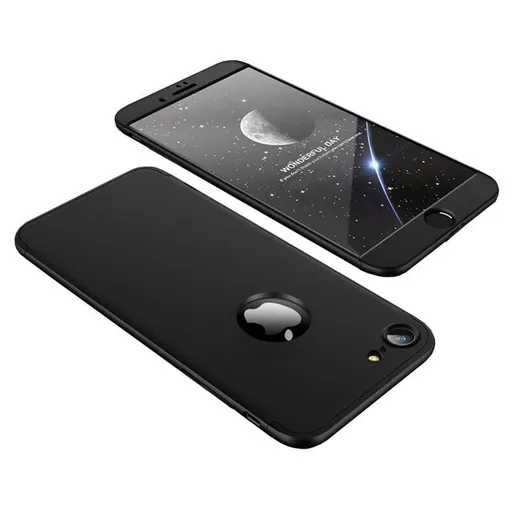360° Ochranný obal Apple iPhone 7 / iPhone 8 čierny