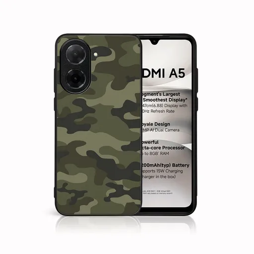 MY ART Ochranný kryt pre Xiaomi Redmi A5 GREEN CAMO (235)