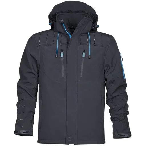 Ardon Pánska softshellová bunda 4TECH - Čierna | 4XL