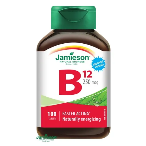 JAMIESON Vitamín B12 250 mcg 100 tabliet