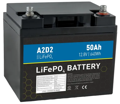 A2d2 batéria lifepo4 12,8 v 50ah m6 gotion cells