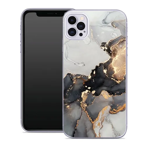 MY ART Ochranný kryt Apple iPhone 12 Pro MAX GREY MARBLE (140)