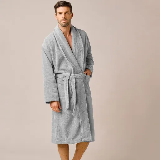 Župan z buklé froté zn. Colombine® so šálovým golierom