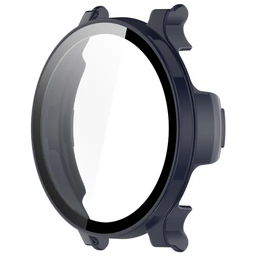 PC FULL COVER Plastový kryt so sklom pre Garmin Lily 2 Active modrý