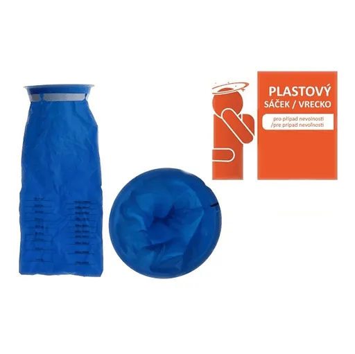 AMERICAN WAY Plastové vrecko pre prípad nevoľnosti 42 × 17,2 cm 4 kusy