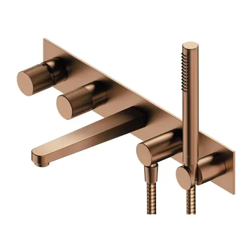 OMNIRES - CONTOUR vaňová batéria pod omietku, kartáčovaná meď CT8037-1CPB