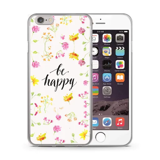 PROTEMIO MY ART kryt Apple iPhone 6 / 6S BE HAPPY (019)