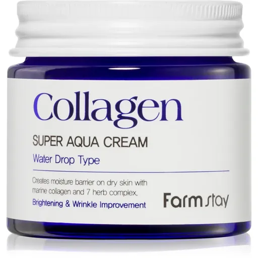 Farmstay Collagen Super Aqua hydratačný pleťový krém 80 ml