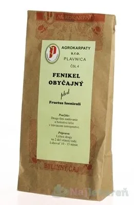 Agrokarpaty FENIKEL OBYČAJNY plod bylinný čaj 30 g