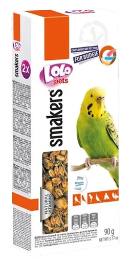 Lolo Pets Smakers Tyčinky na preperenie pre andulky 90 g