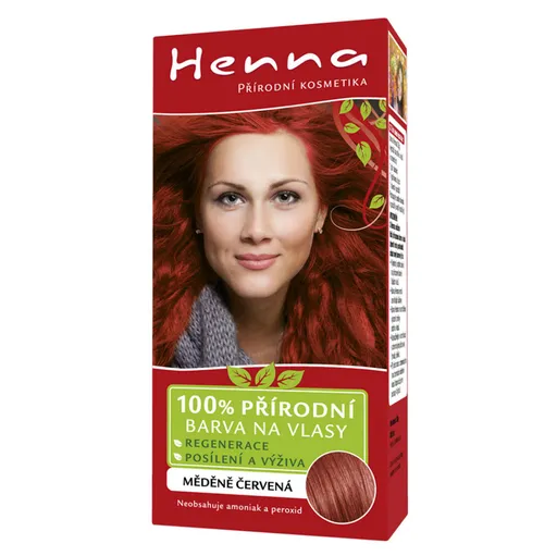 HENNA Farba na vlasy Medená červená 33 g