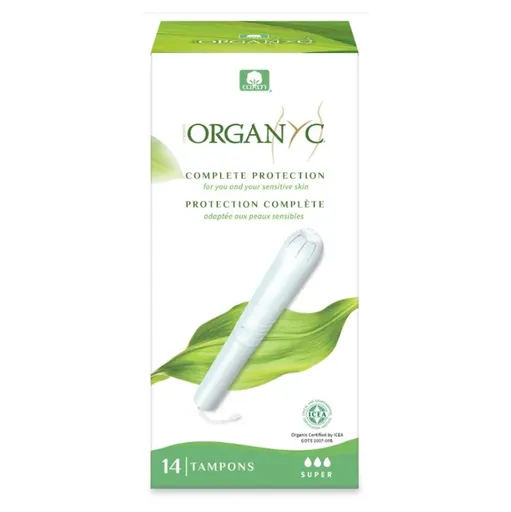 ORGANYC Tampóny s aplikátorom Super 14 kusov