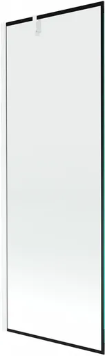 MEXEN/S - Next vaňová zástena FIX 70 x 150, čierna dekor, biela 895-070-000-00-70-20