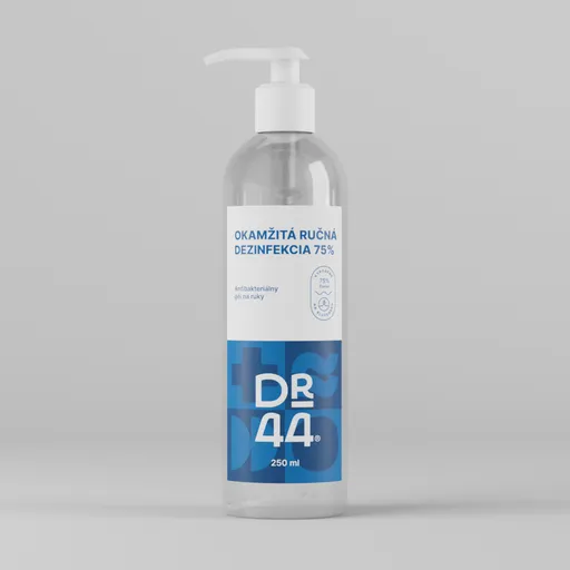 DR.44 OKAMŽITÁ RUČNÁ DEZINFEKCIA antibakteriálny gél (75% etanol) 250 ml