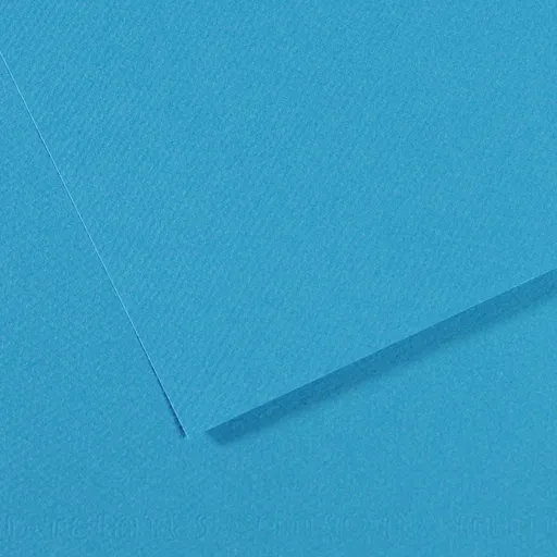 CANSON MI-TEINTES - Buničinou farbený papier 595 - bleu turquoise, 50 ks