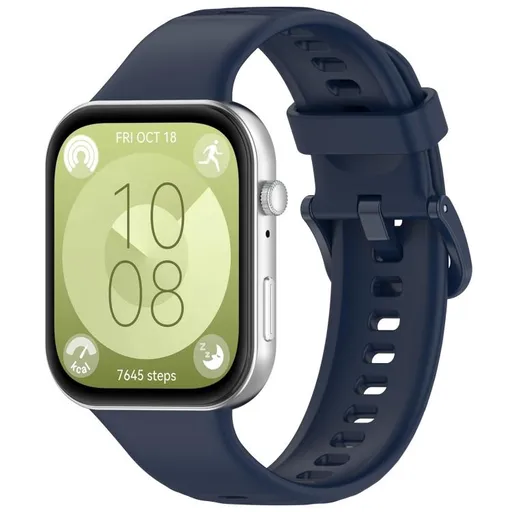 SILICONE Vymeniteľný remienok pre Huawei Watch Fit 4 / Fit 4 Pro tmavomodrý