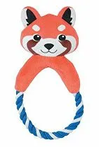 Plyšový pes CALINOU PANDA ROPE Zolux