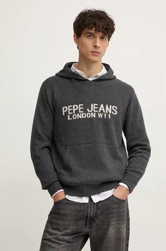 Sveter s prímesou vlny Pepe Jeans CARSON