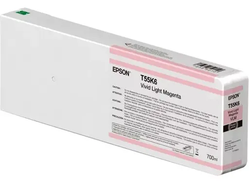 Epson C13T55K60N svetlo purpurová (vivid light magenta) originálna cartridge