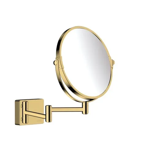 Hansgrohe AddStoris kozmetické zrkadielko sklopné vo farebnom prevedení lešteného zlata 41791990