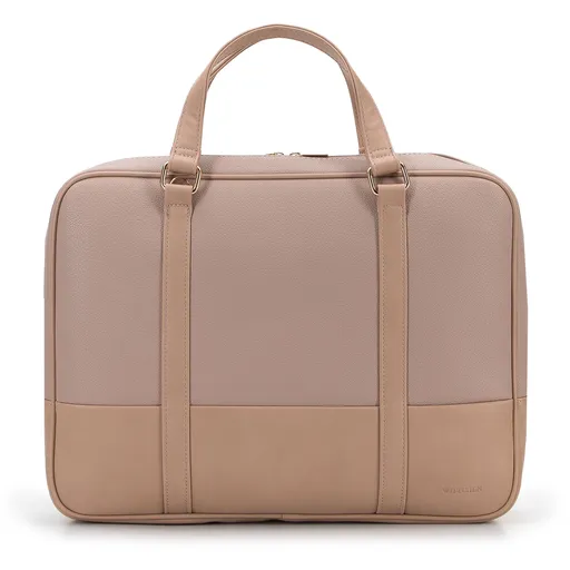 kabelka na notebook 15,6” z ekokože s dvoma textúrami dvojkomorová 95-3P-007-5