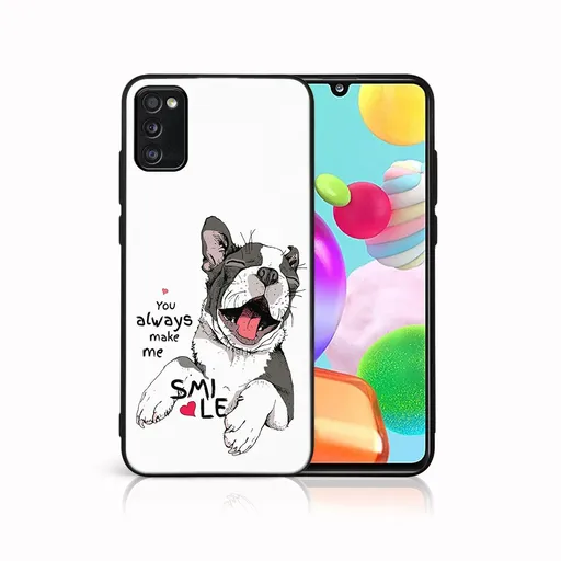 MY ART Ochranný obal pre Samsung Galaxy A41 SMILE (189)