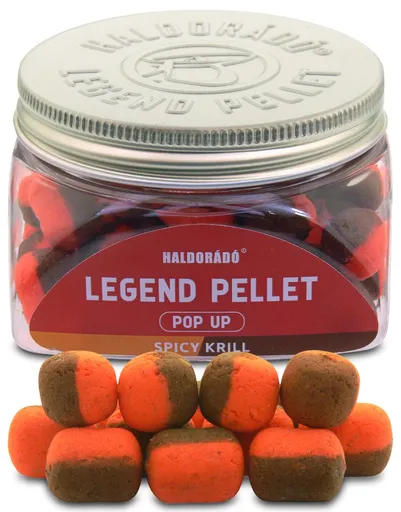 Haldorádó pelety legend pellet pop-up 50 g 12+16 mm - spicy krill