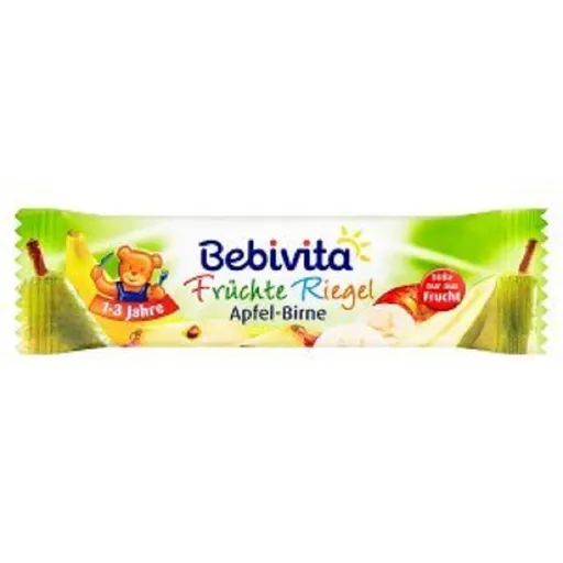 BEBIVITA Ovocná oblátka Hruška - Jablko 25 g