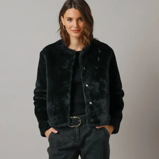 Bunda z umelej kožušiny