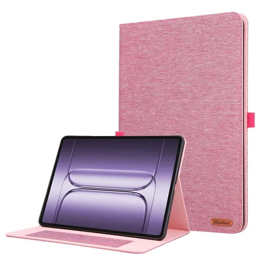 FABRIC Zaklápací obal pre OnePlus Pad 3 ružový