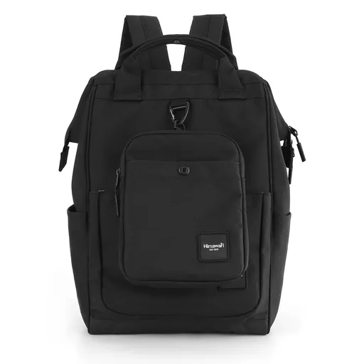 Čierny ruksak s vreckom na prenosné zariadenie – Himawari