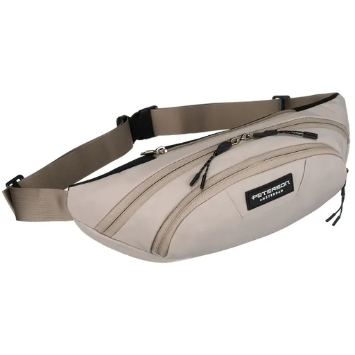 Svetlosivá športová pánska ľadvinka z polyestru s priedušným chrbtom – Peterson