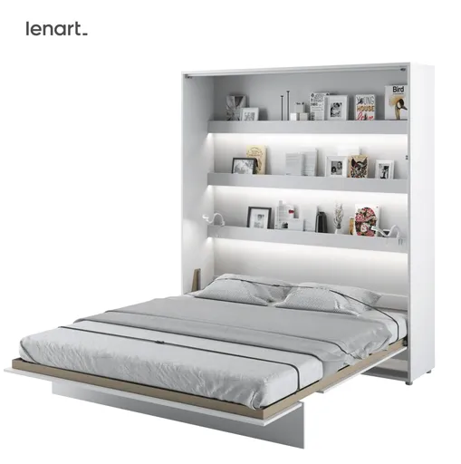 Dig-net nábytok Sklápacia posteľ Lenart BED CONCEPT BC-13 biela | 180 x 200 cm
