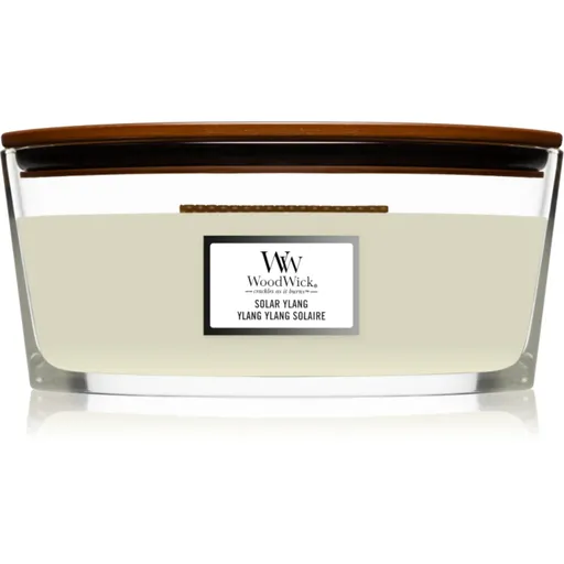 Woodwick Solar Ylang vonná sviečka s dreveným knotom (hearthwick) 453.6 g