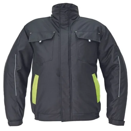 MAX VIVO pilot bunda pánska čierna/žltá XXXL