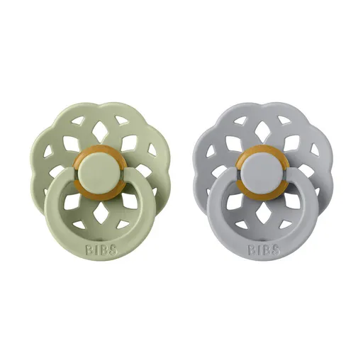 BIBS Boheme cumlíky z prírodného kaučuku 2 ks veľkosť 2, Sage/Cloud,BIBS Boheme cumlíky z prírodného kaučuku 2 ks veľkosť 2, Sage/Cloud