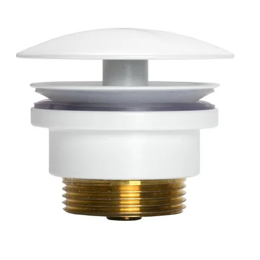 Silfra prietokový výpust k umývadlám bez prepadu biela matná PZATKABM