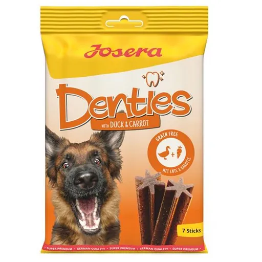 Josera Dog Denties with Duck&Carrot maškrta pre psy 180g