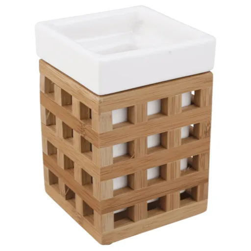 Dóza Optima Libra biela/bambus LIB27