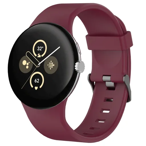 SILICONE Vymeniteľný remienok pre Google Pixel Watch 4 45mm / Pixel Watch 3 45mm bordový