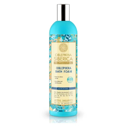 NATURA SIBERICA Rakytníková pena do kúpeľa Hlboká obnova 550 ml