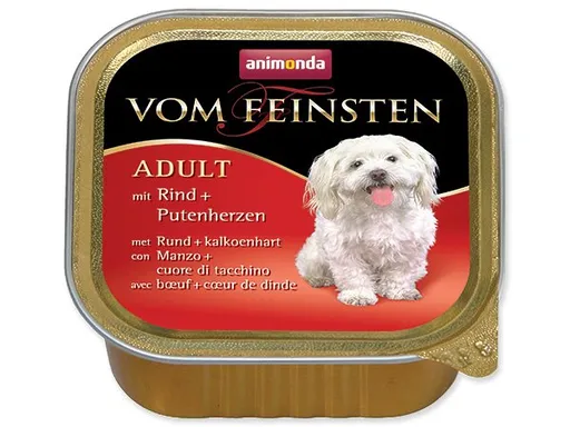 Animonda Vom Feinsten Classic Adult Dog hovädzie a morčacie srdce 150 g